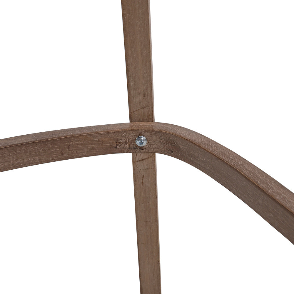 Set of 2 Height Linen Bar Stool for Kitchen, Beige