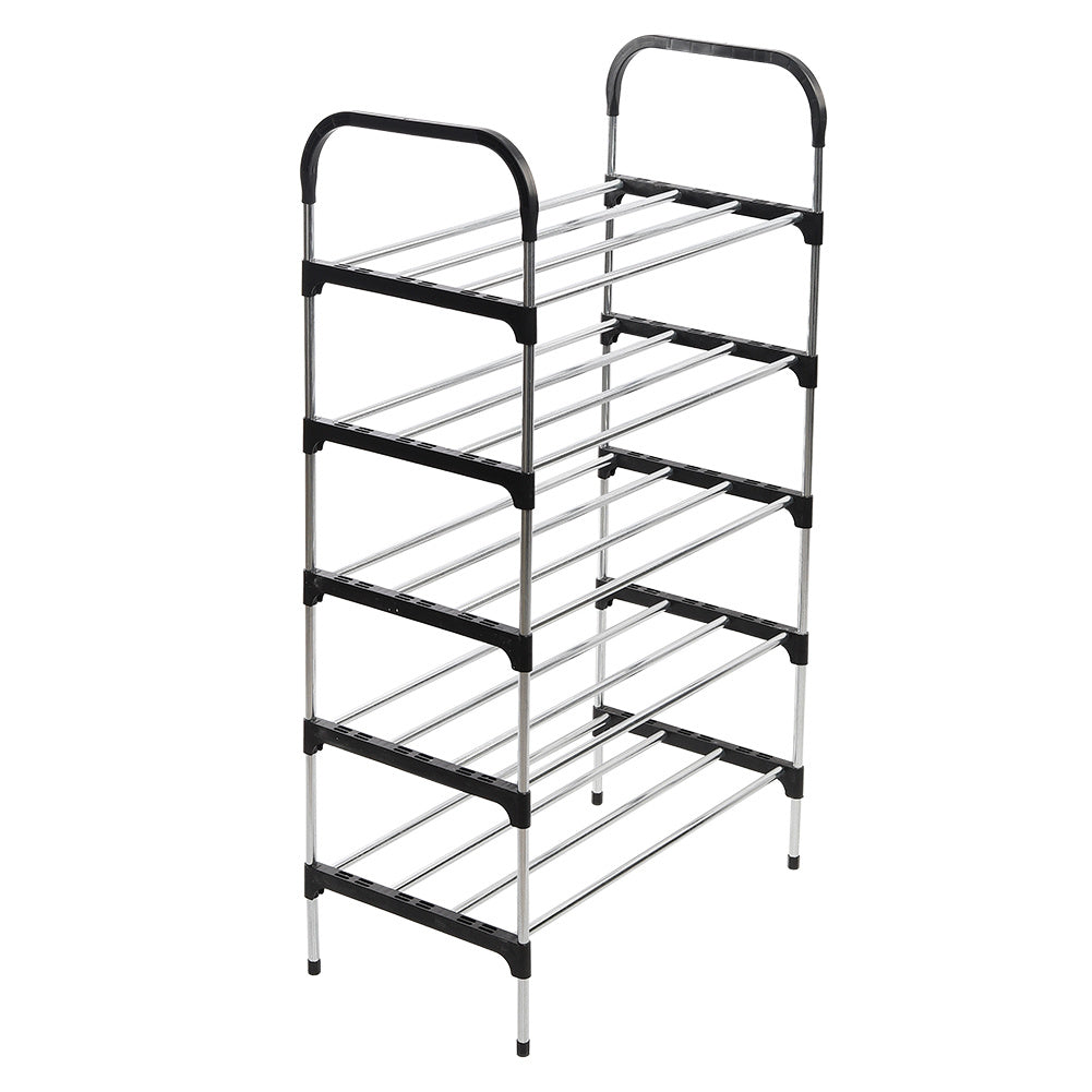 5 Tier Metal Shoe Rack Shoe Storage Stand Organiser