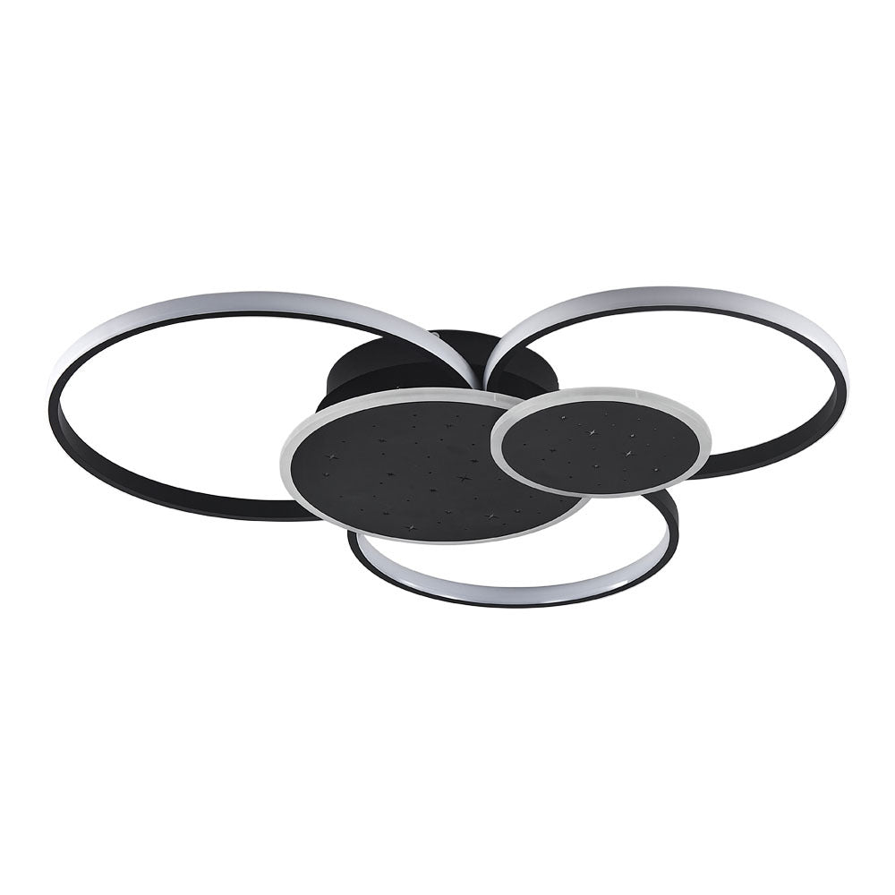 LED 5 Round Ceiling Light in White Light 74x61x10