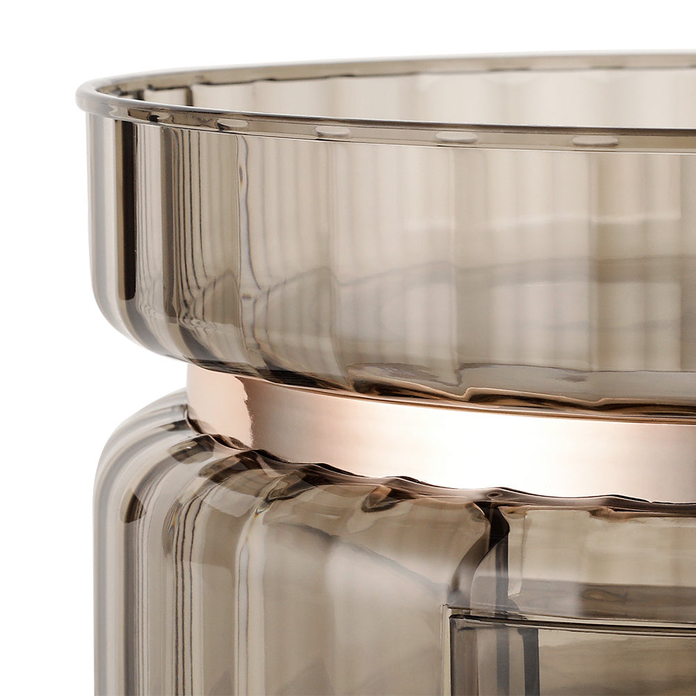 360? Rotating Makeup Cosmetic Organizer with Drawer, Grey