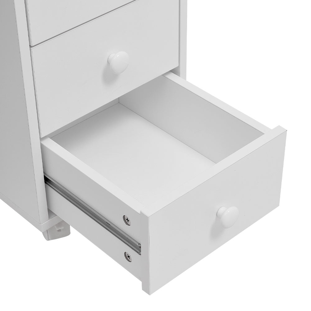 White 8Drawer Manicure Nail Table Salon Beauty Station