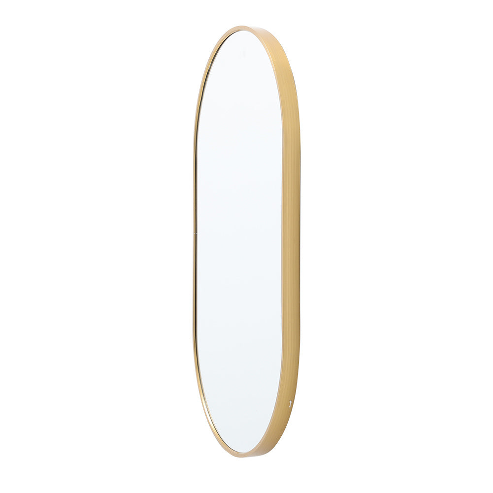 Gold 70cm Oval Bathroom Vanity Mirror Wall Mirror