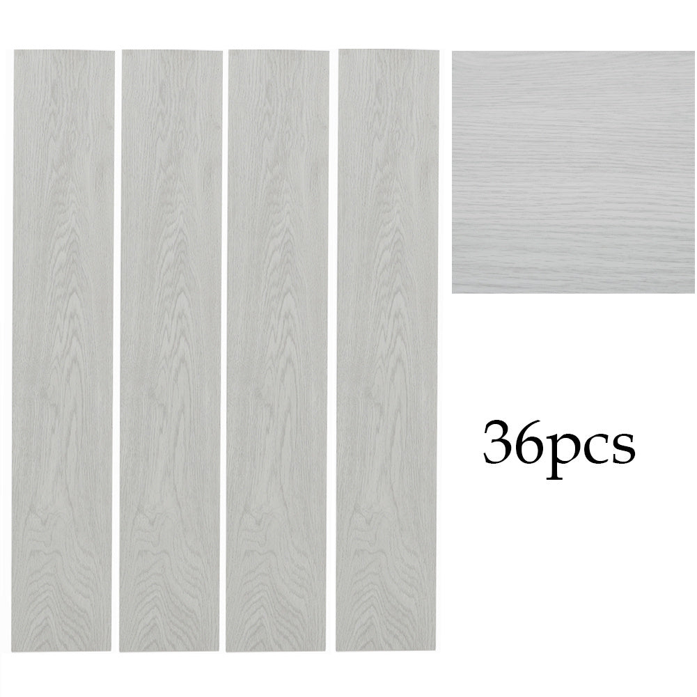 36pcs Grey PVC Wooden Self adhesive Laminate Flooring Planks