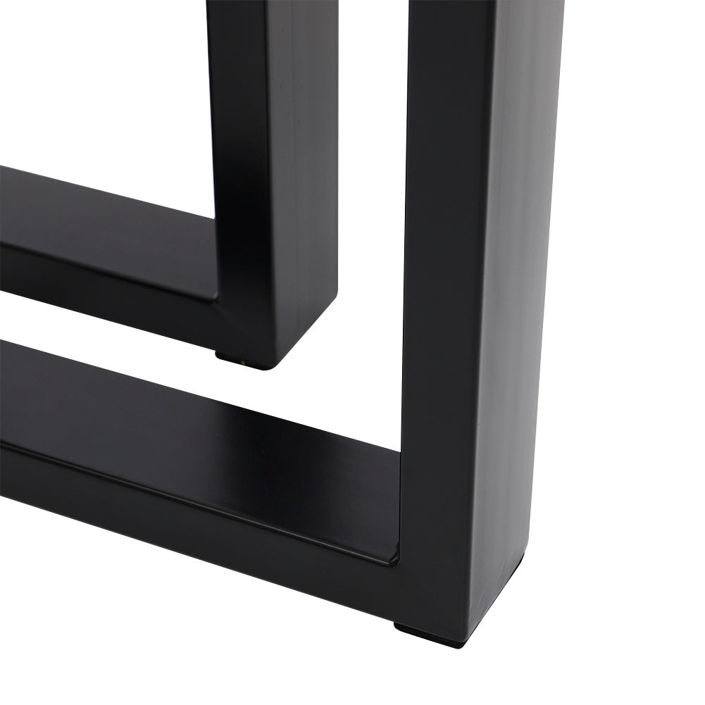 Set of 2 Metal Table or Bench Legs Frames Square Steel Base Stands, 30x40CM