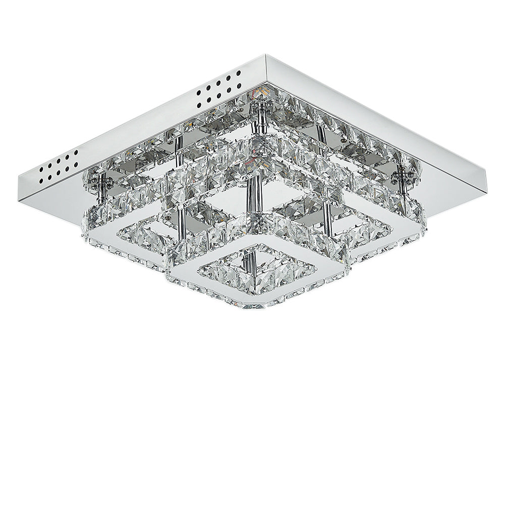 Modern LED Ceiling Light Crystal Lamp 40CM Dimmable