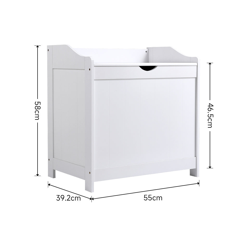 Wooden White Large Capacity Toy Storage Box