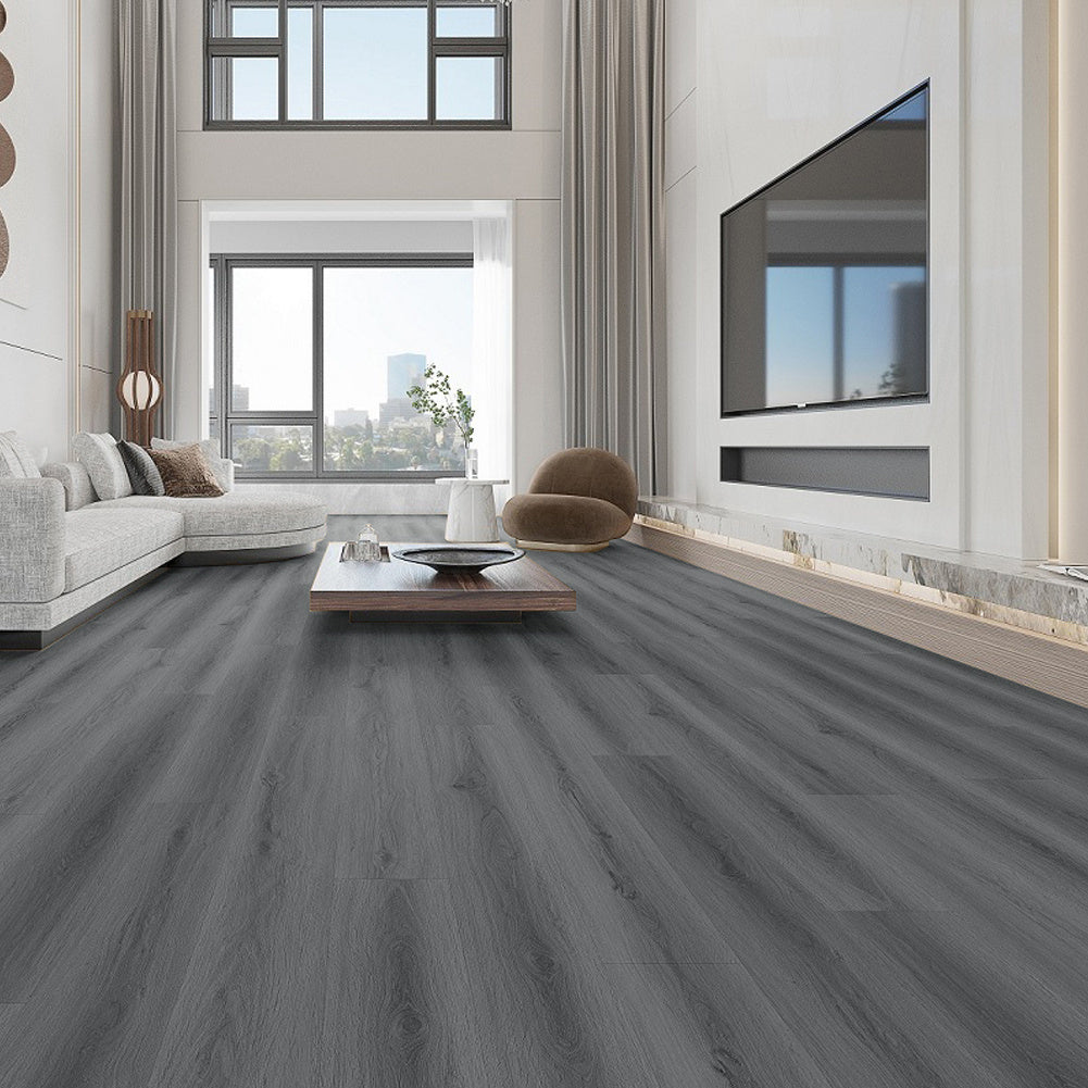 Grey Rustic Style Wood Plank PVC Laminate Flooring, 5 Square