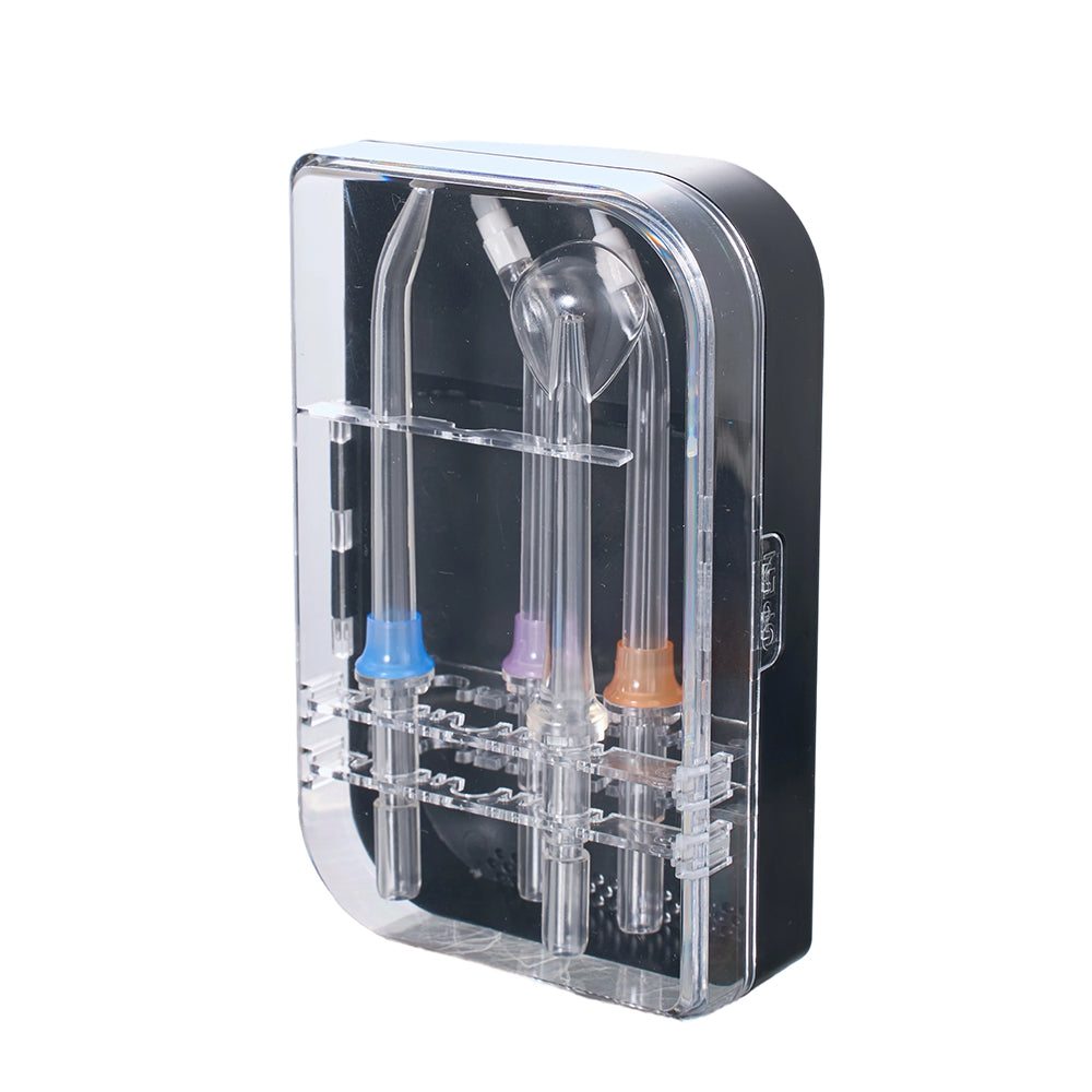 Cordless Water Flosser Oral Irrigator USB Rechargeable IPX7 with 4 Replaceable Jet Tips
