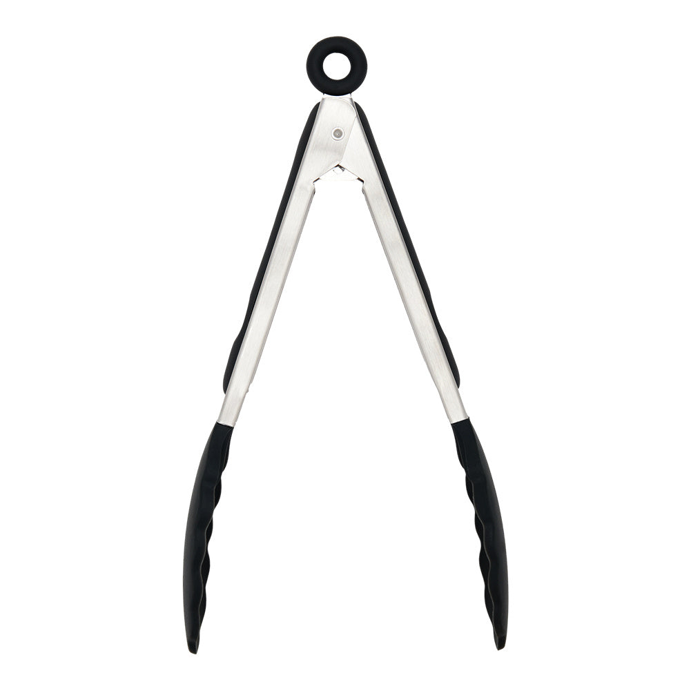 Black 11 Piece Silicone Kitchen Utensil Set for Nonstick Cookware