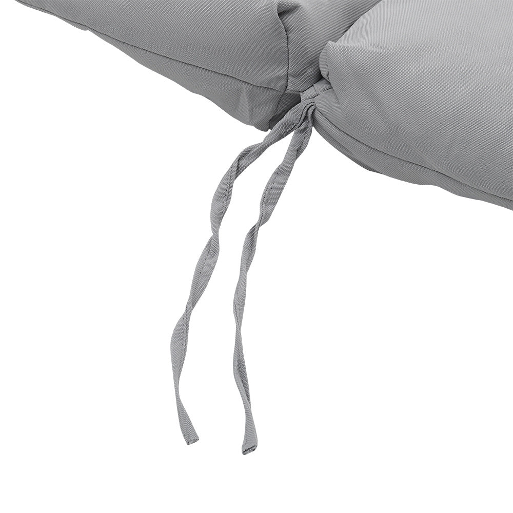 Indoor and Outdoor Lawn Chair Rattan Chair Cushion,Light Grey