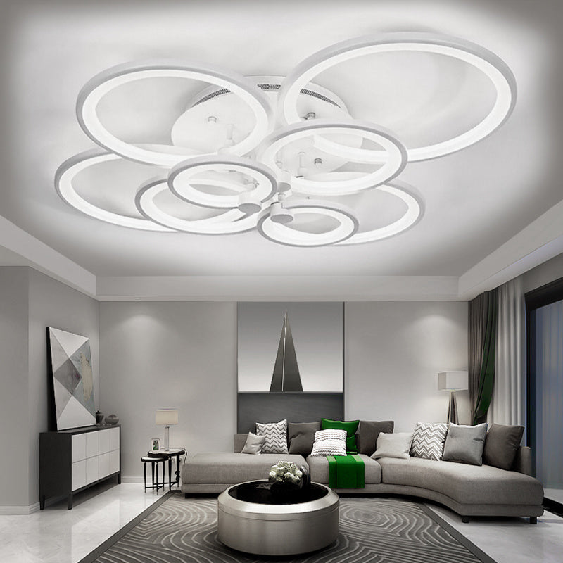 LED Light Ceiling Lights Cool White Lamp 8 Head