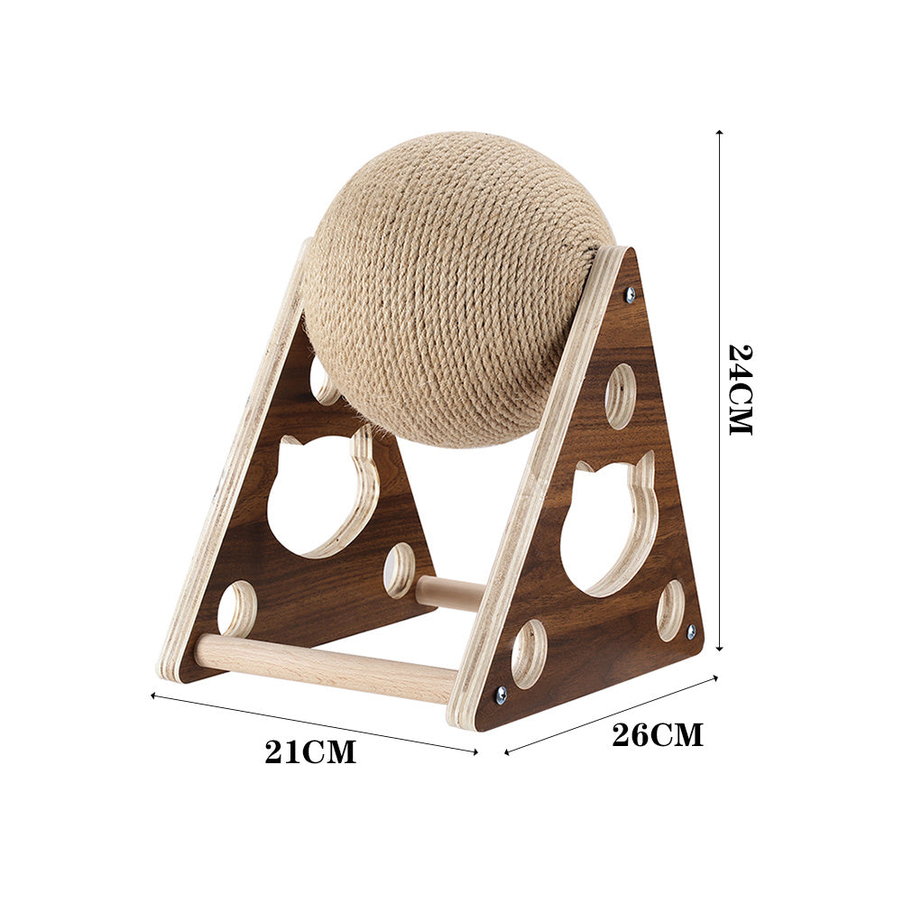 Cat Scratching Ball Natural Sisal Board Scratcher Pet Toy