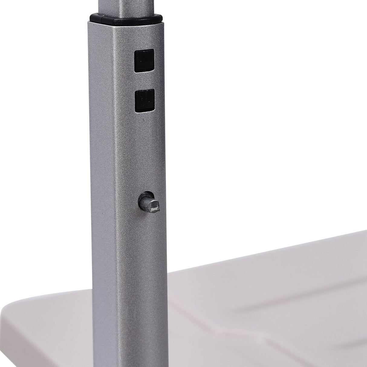 White 50L Cable Stayed Collapsible Rolling Utility Crate Shopping Cart