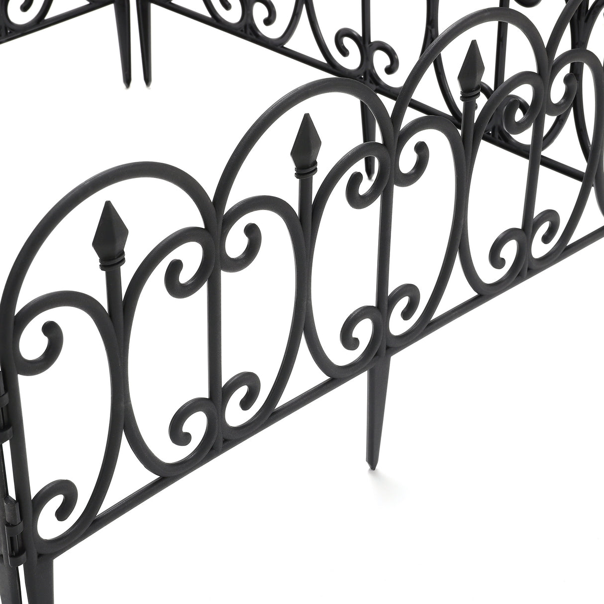 6pcs Outdoor Picket Fence Decorative Garden Border Edging