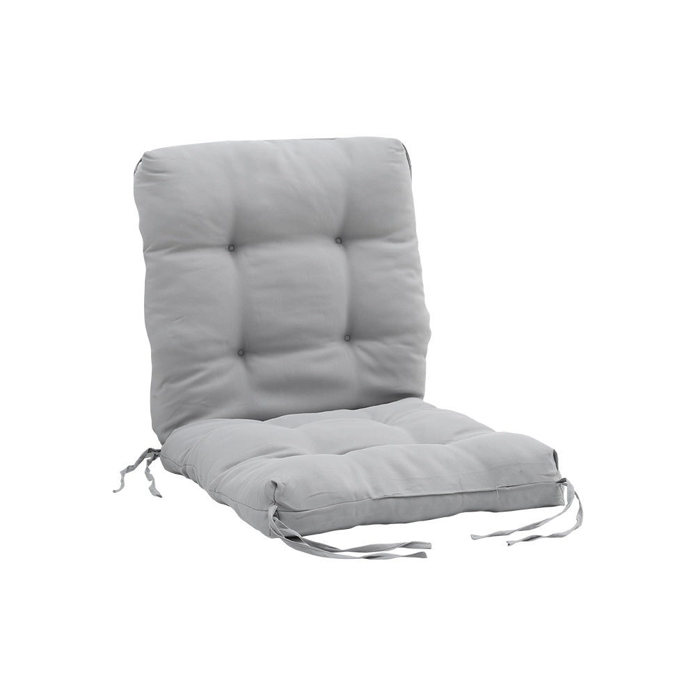 Indoor and Outdoor Lawn Chair Rattan Chair Cushion,Light Grey