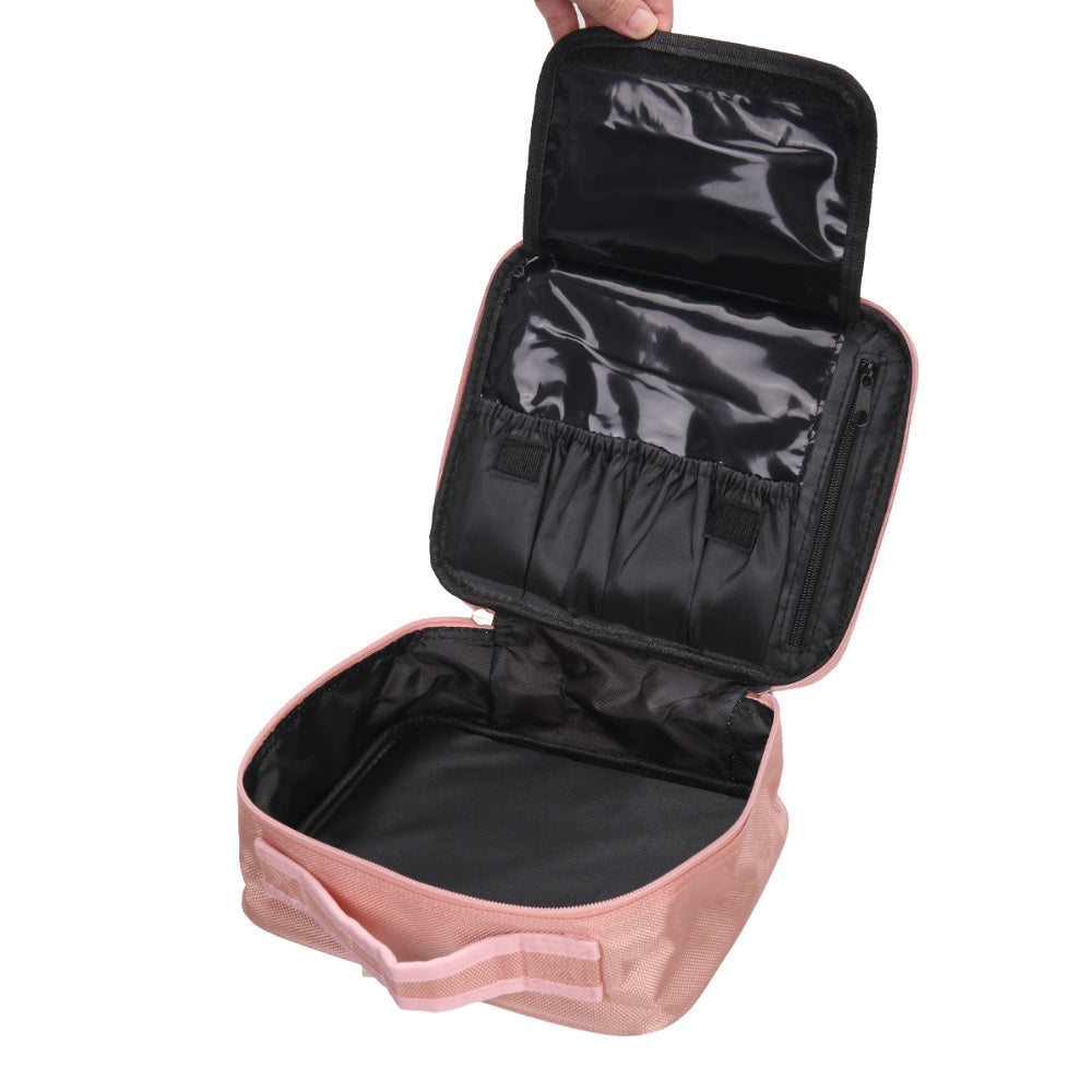 Pink Portable Waterproof Travel Makeup Bag