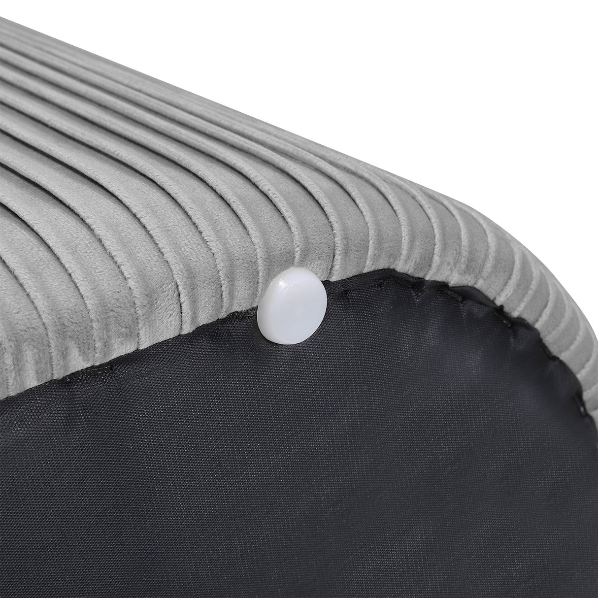 Velvet Storage Ottoman Bench with Lift Up Lid Hidden Storage