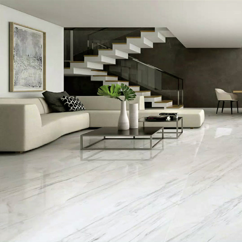 24Pcs Square Self Adhesive Stone Effect PVC Floor Tiles