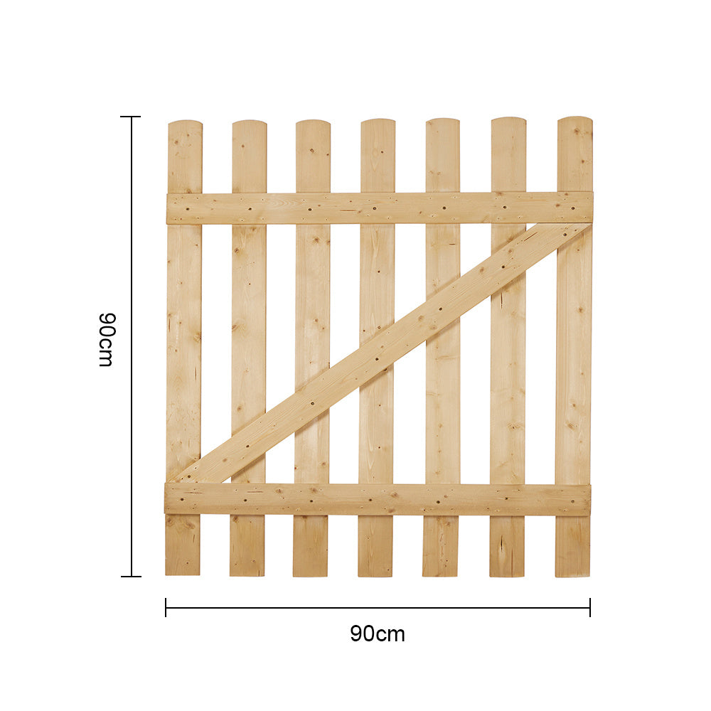 90cm Garden Wood Fence Gate with Latch