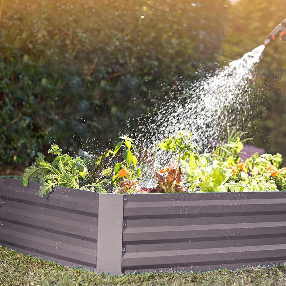 Garden Planter Raised Bed Outdoor Vegetable Plants Flowers Pots Box