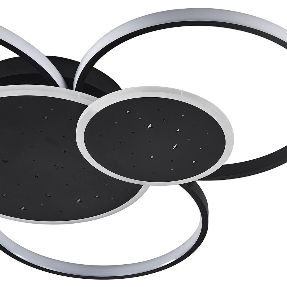 LED 5 Round Ceiling Light in White Light 74x61x10