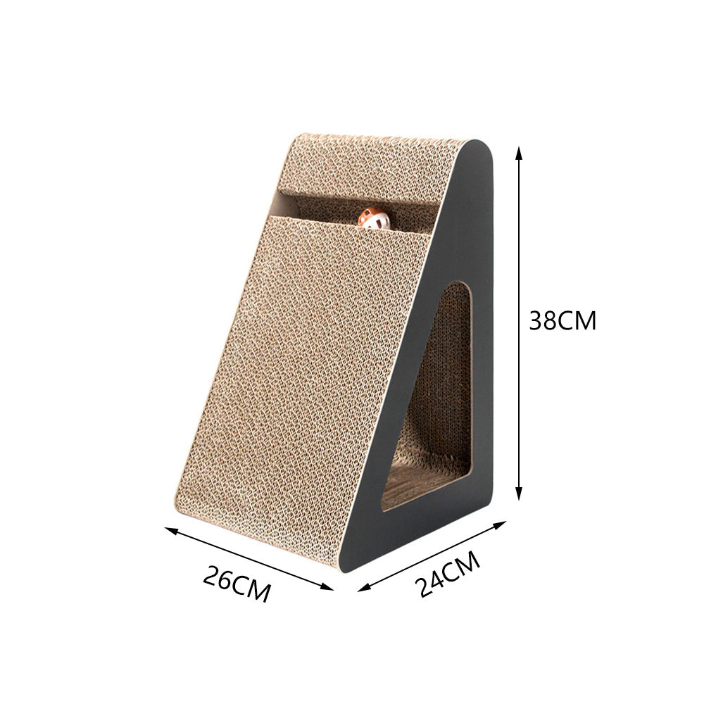 Cat Scratching board with tunnel hole and toy ball Scratcher