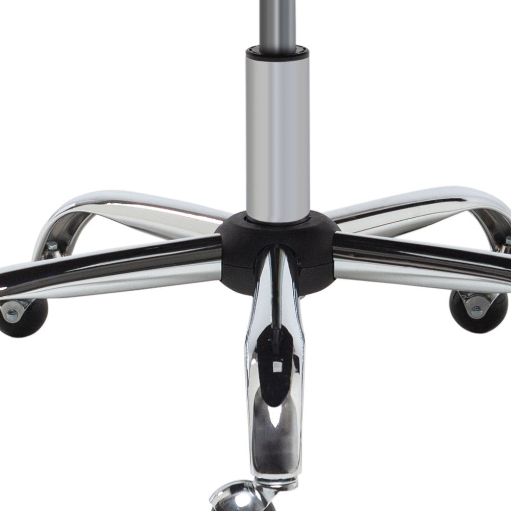 Velvet Office Chair Black and white spots 5-Claw Metal Legs