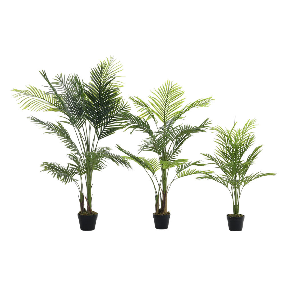 Outdoor Realistic Artificial Palm Tree Plant in Pot 110CM