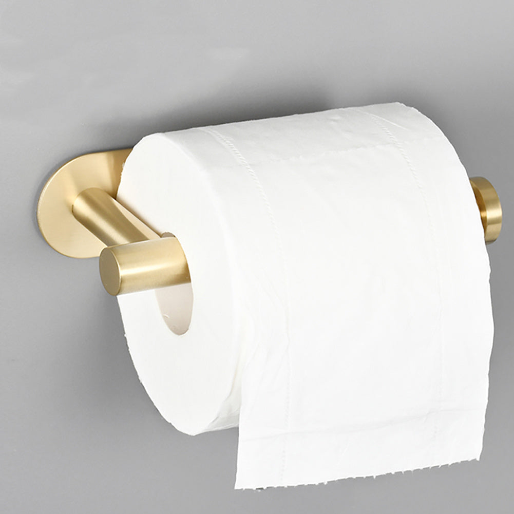 Wall Toilet Roll Holder Self, Gold