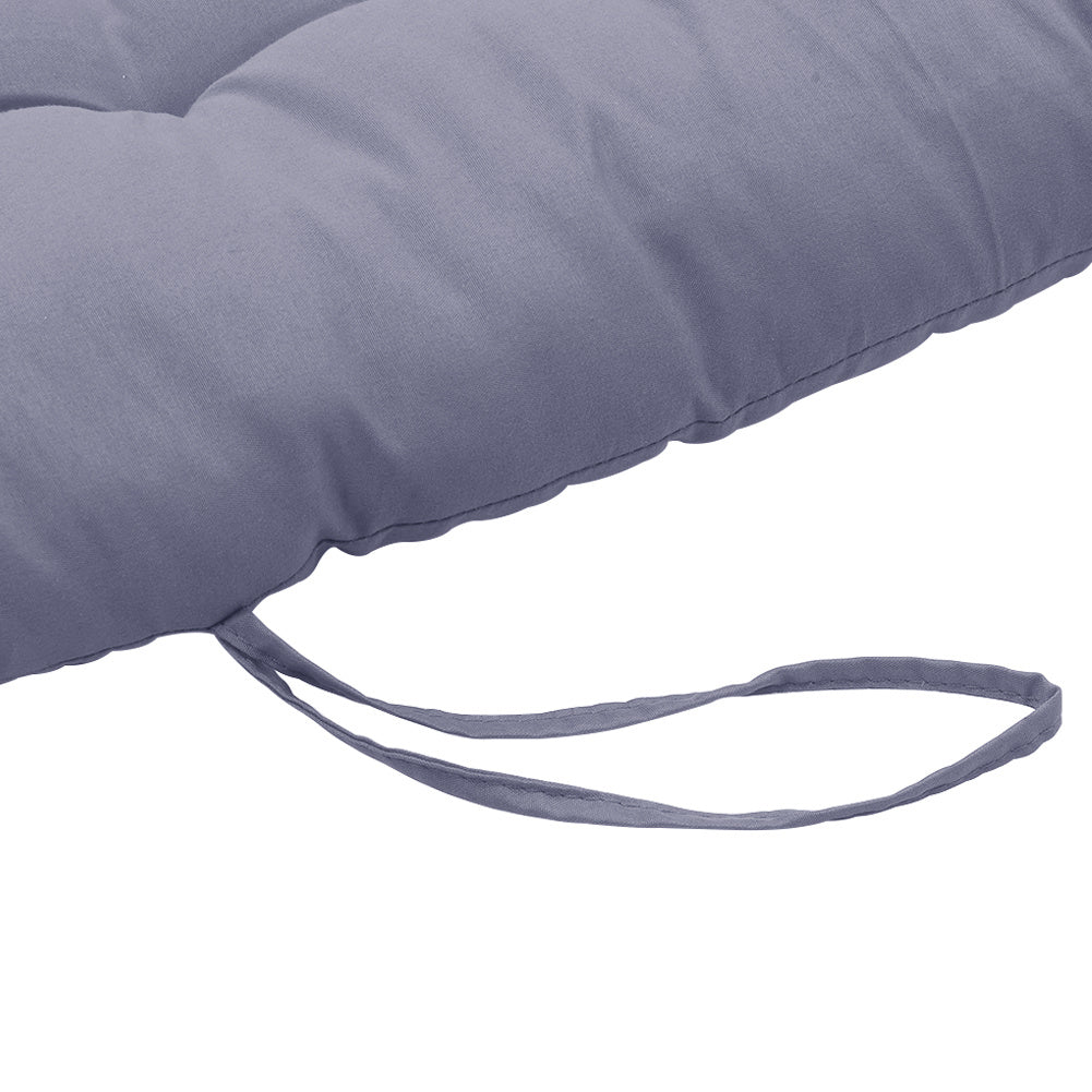 125cm Thick Soft Comfortable Chaise Lounge Chair Cushion, Grey