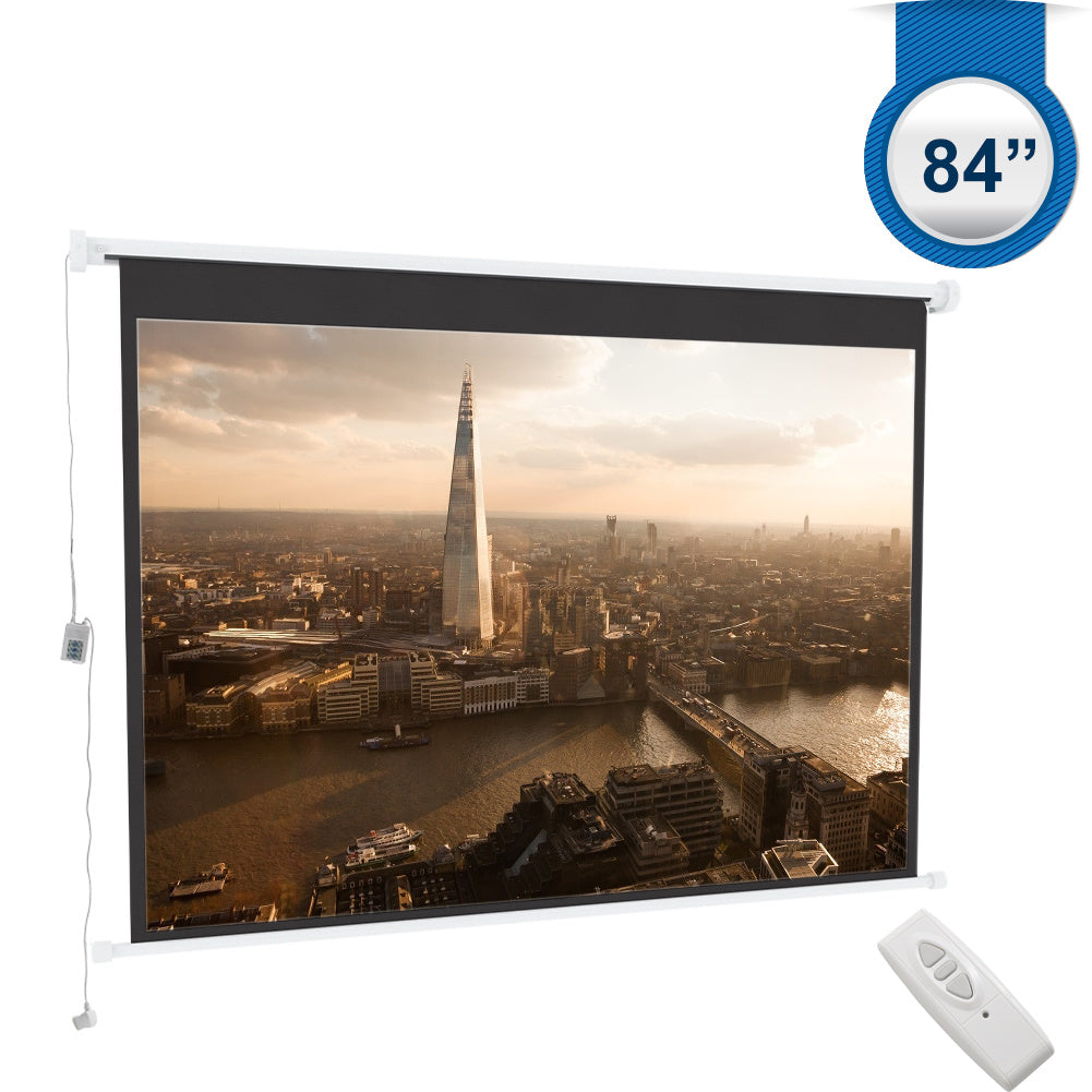 84 Inch Electric Motorized Projector Screen