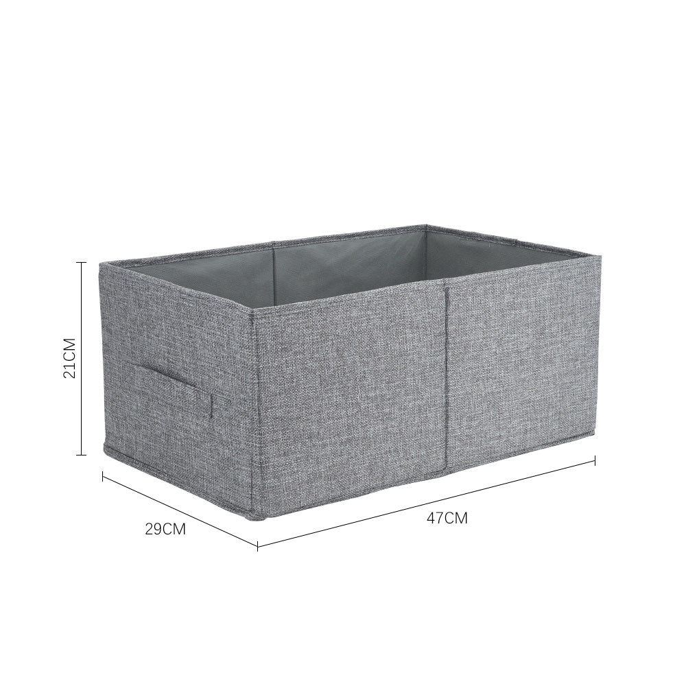 Grey Foldable Fabric Clothes Jeans Storage Organizer