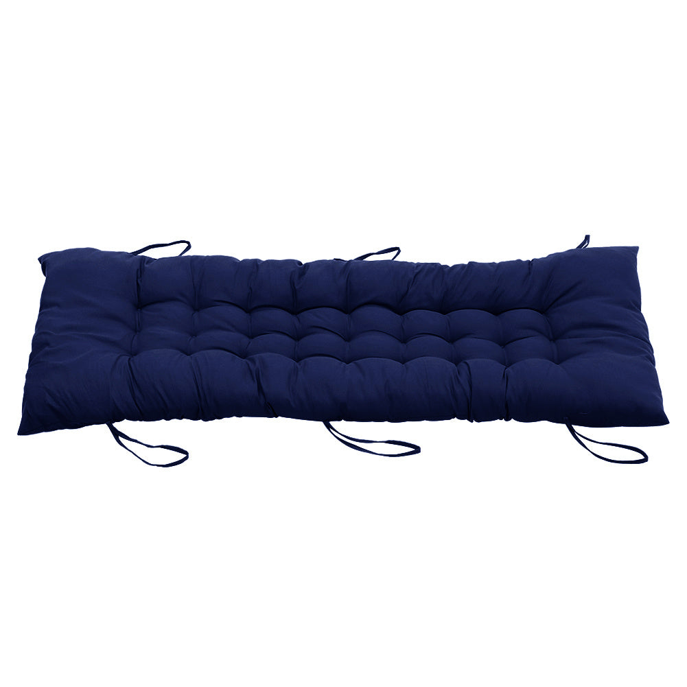 110cm Thick Soft Comfortable Chaise Lounge Chair Cushion, Blue