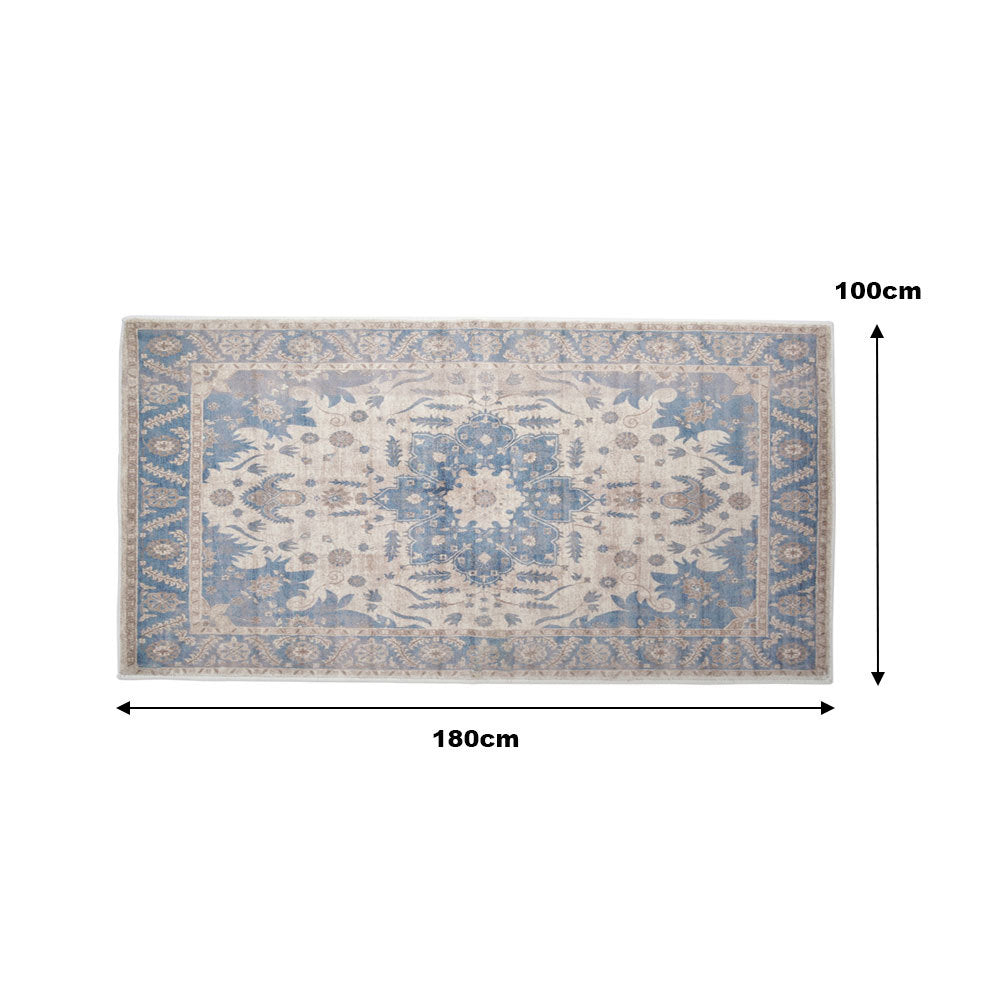 180cm Rectangle Vintage Floral Area Rug