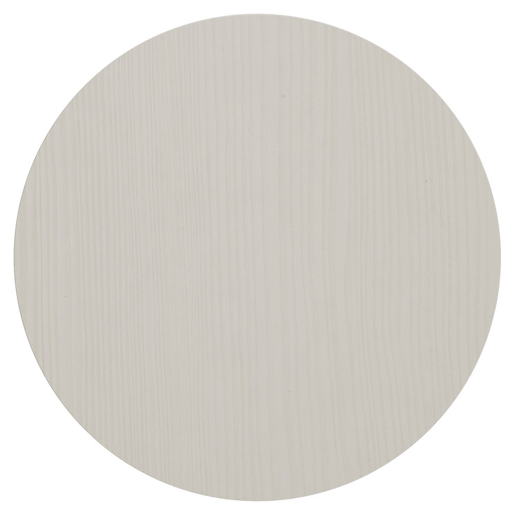 WHite Small Round Coffee Table with 2 Tier