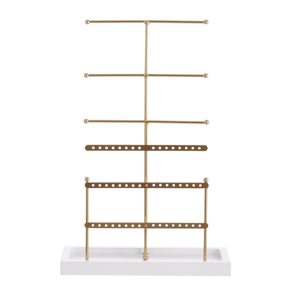 Golden 6 Tier Jewelry Display Stand