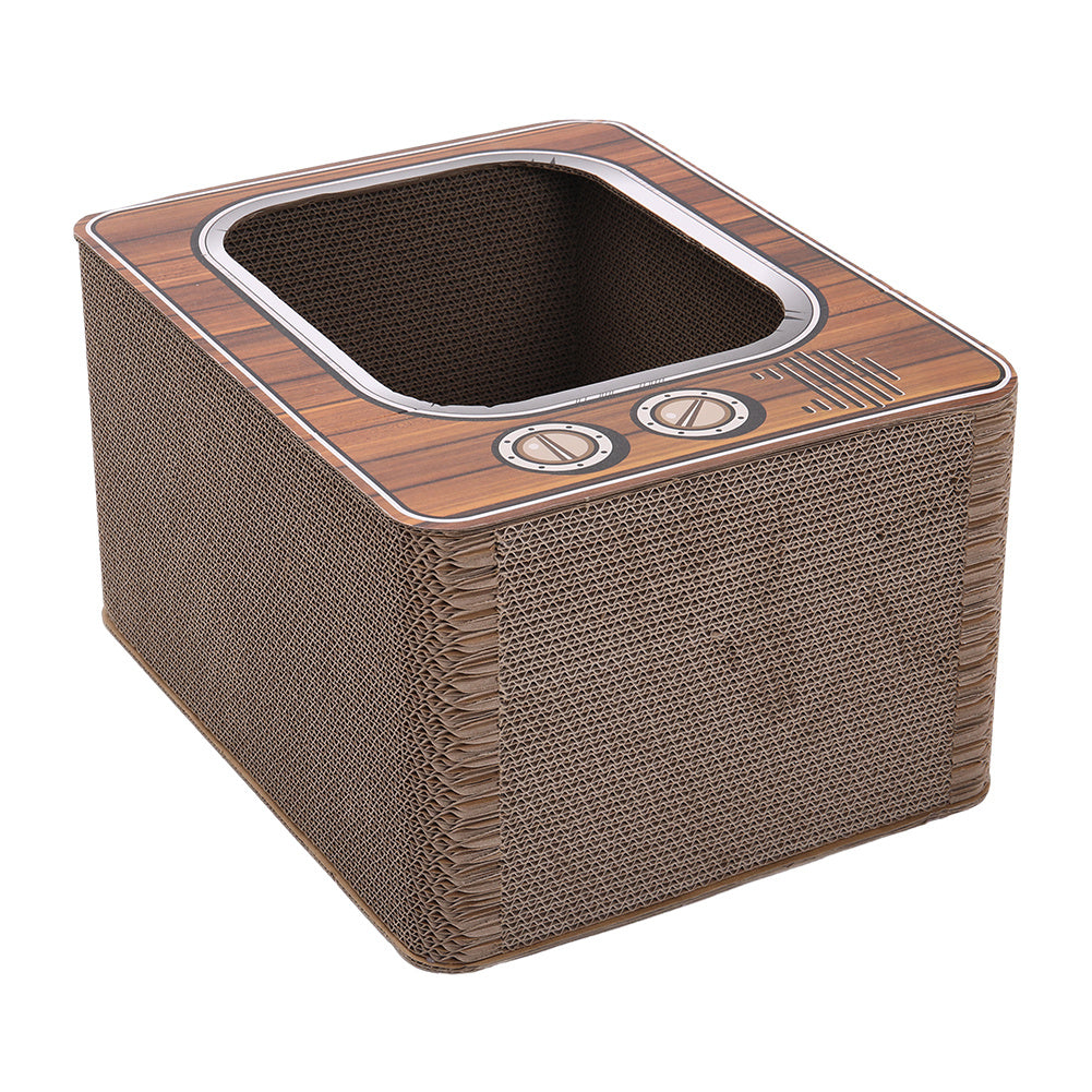 TV Shape Cat Scratcher House Bed