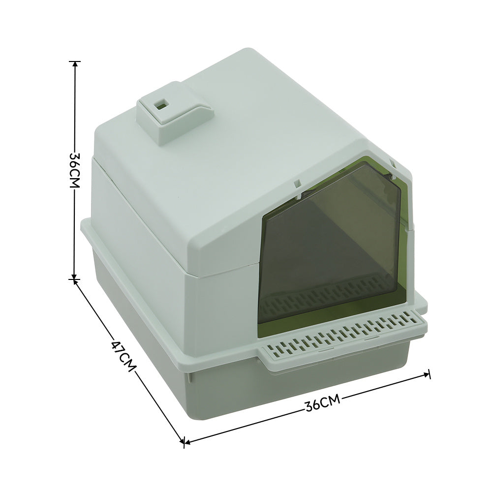 Foldable Anti-Splash Enclosed Cat Litter Box