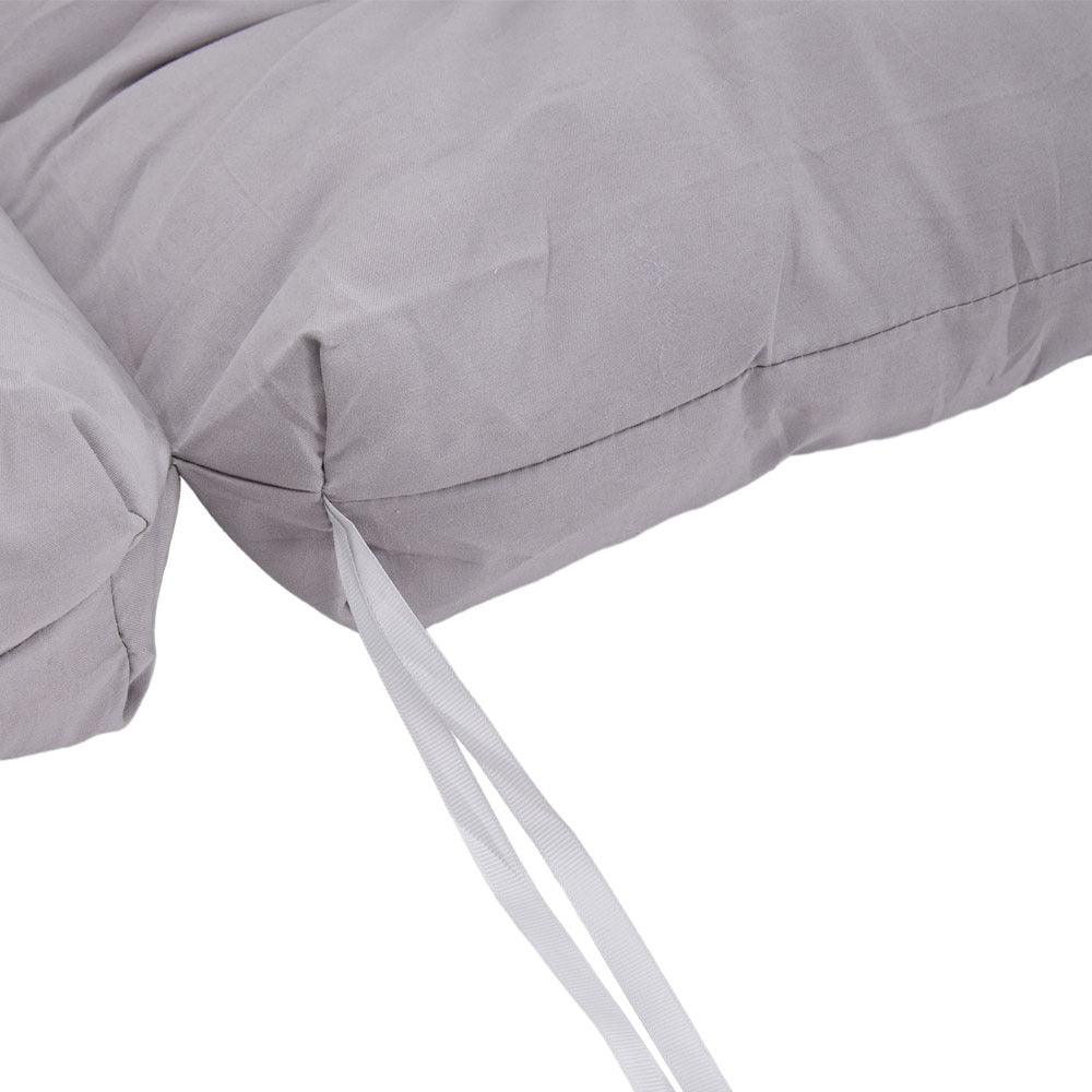 Grey 180cm Outdoor Thickened Lounger Cushion