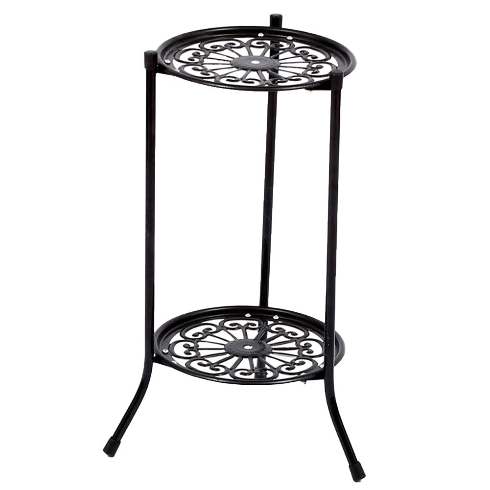 2 Tier Metal Plant Stand Flower Pot