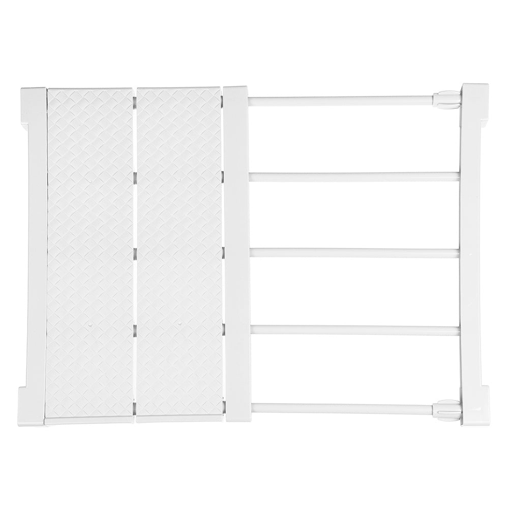 Adjustable Expandable Closet Shelf Rod and Divider Durable Wardrobe Organiser