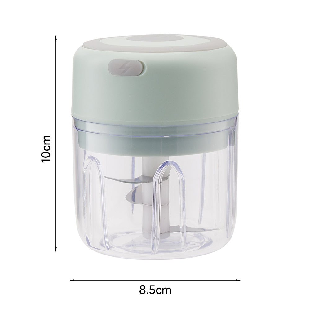 Green 30W Electric Wireless Kitchen Garlic Chopper