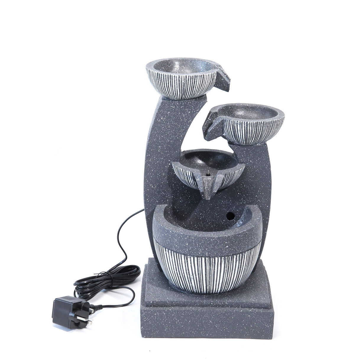 Outdoor LED Lights Electric Powered Garden Statues Decor Fountain