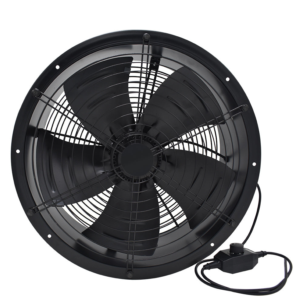 Black 16 inch Ventilation Exhaust Axial Fan