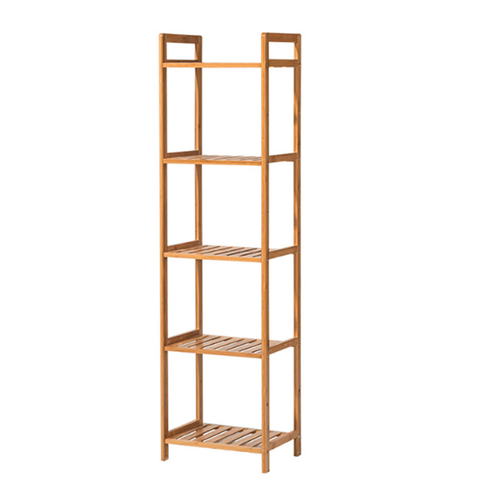5 Tier Wood Bookcase Display Stand, 128x35x25CM