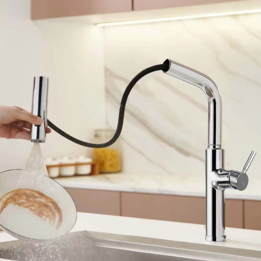Rotable Pulldown Kitchen Mixer Tap,Chrome