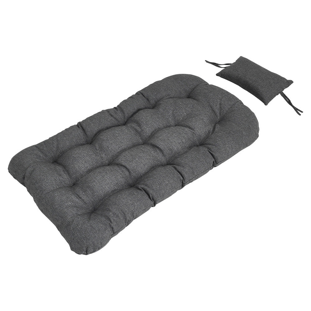 Hanging Egg Shaped Rattan Swing Chair with Stand and Cushion