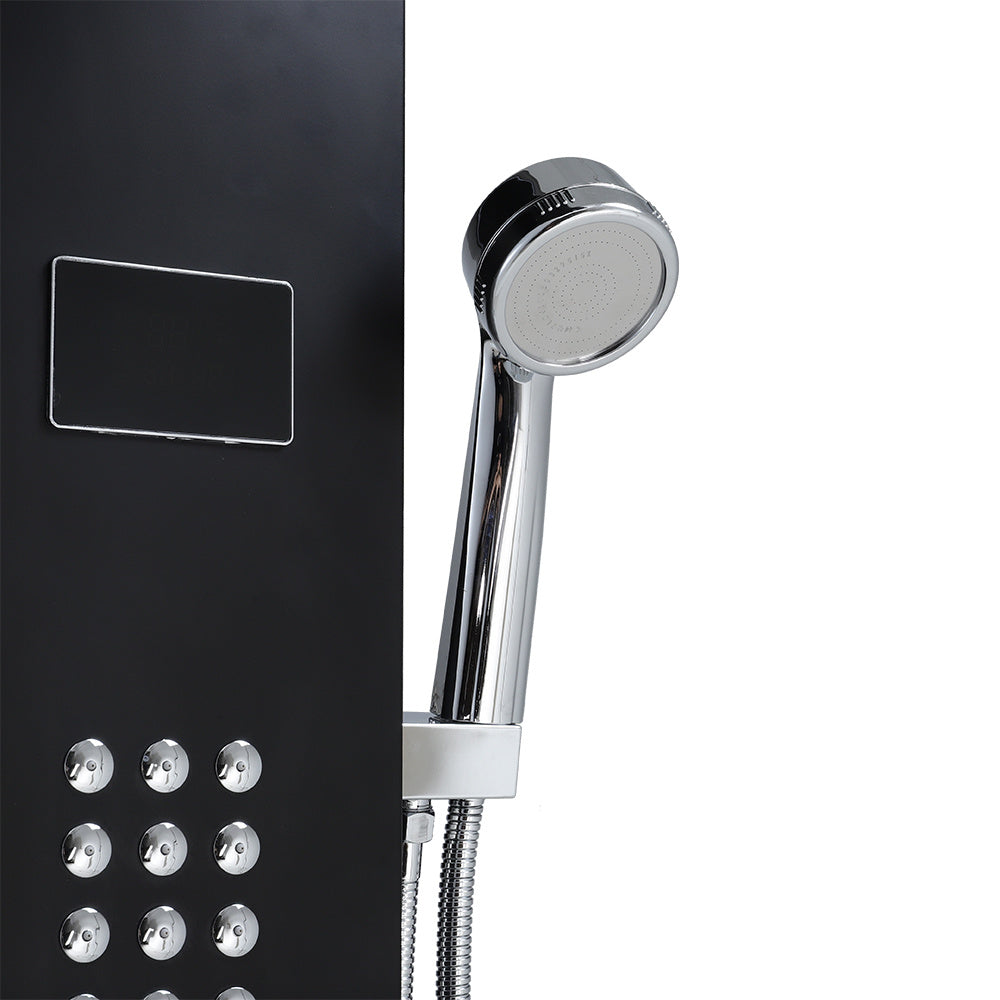 Thermostatic Mixer Shower Panel with LED Temperature Display