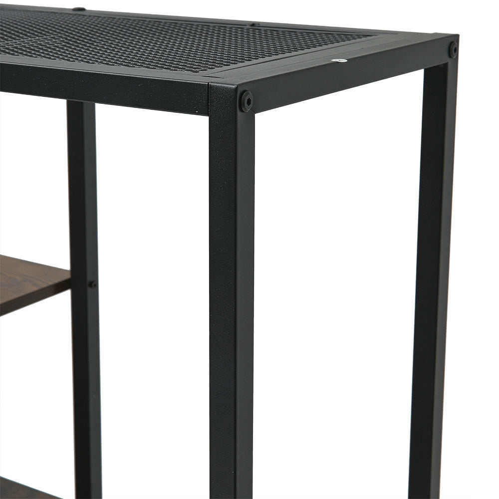 Vintage Plant Stand Storage Shelf with Drawers