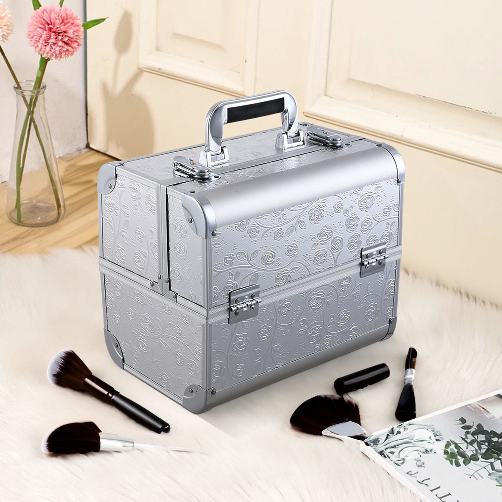 Rose Pattern Beauty Salon Makeup Case